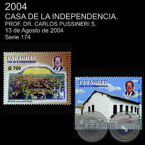 CASA DE LA INDEPENDENCIA - (AÑO 2004 - SERIE 174) 